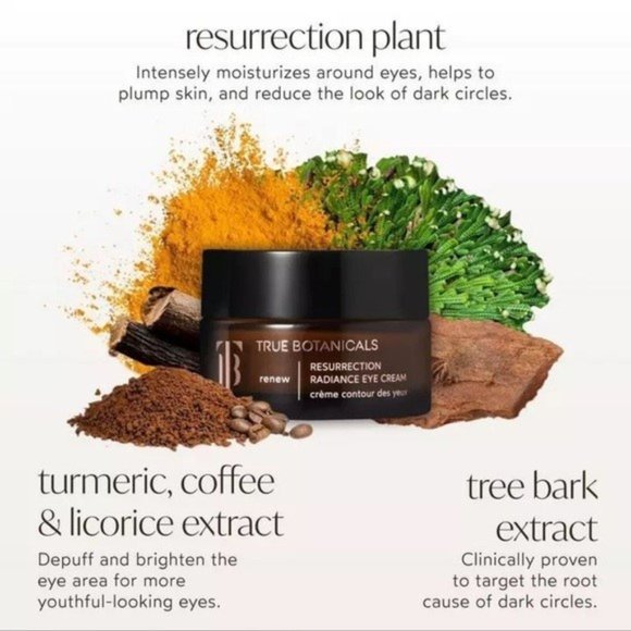 TRUE BOTANICALS Resurrection Radiance Eye Cream .16 OZ - Picture 3 of 6